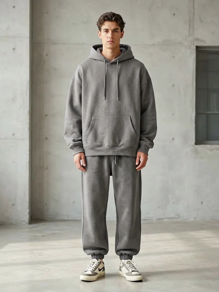 Hoodie on model